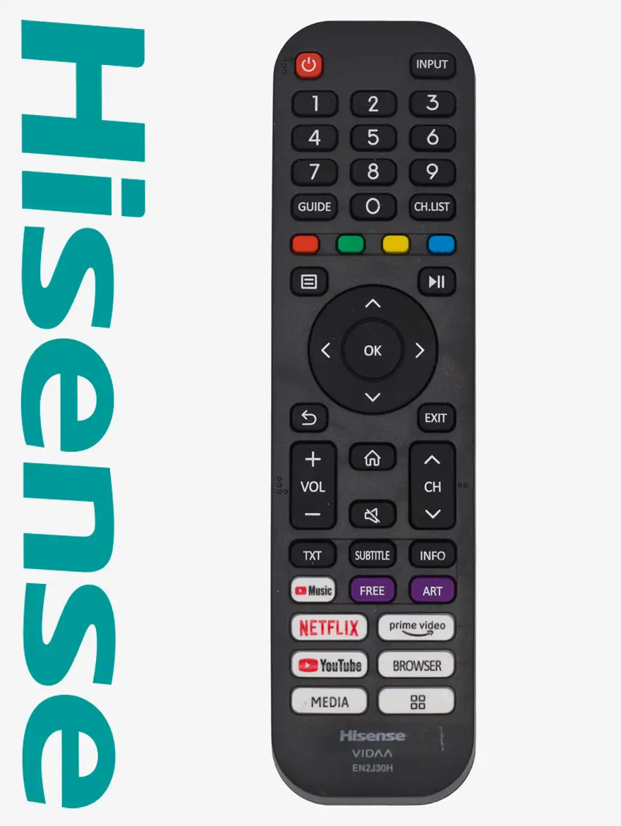 hisense tv remote