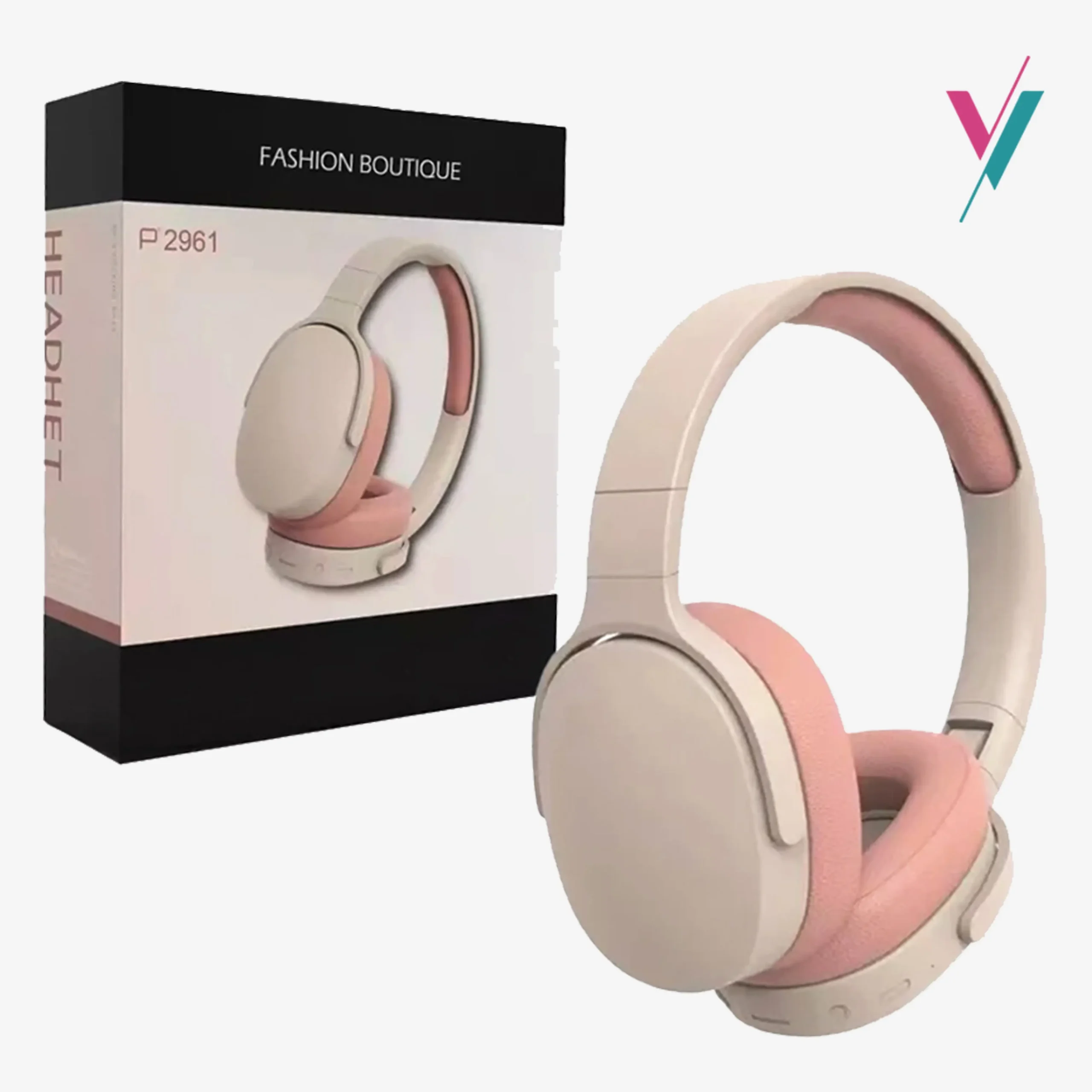 cordless over ear hedphones P2961 fashion boutique Wireless Over-Ear Bluetooth Headphones with Built-In Mic