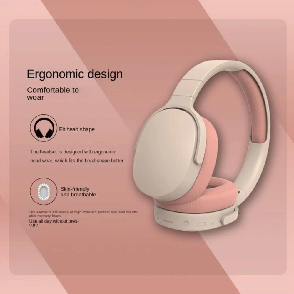 fashion boutique p2961 headphones P2961 fashion boutique Wireless Over-Ear Bluetooth Headphones with Built-In Mic