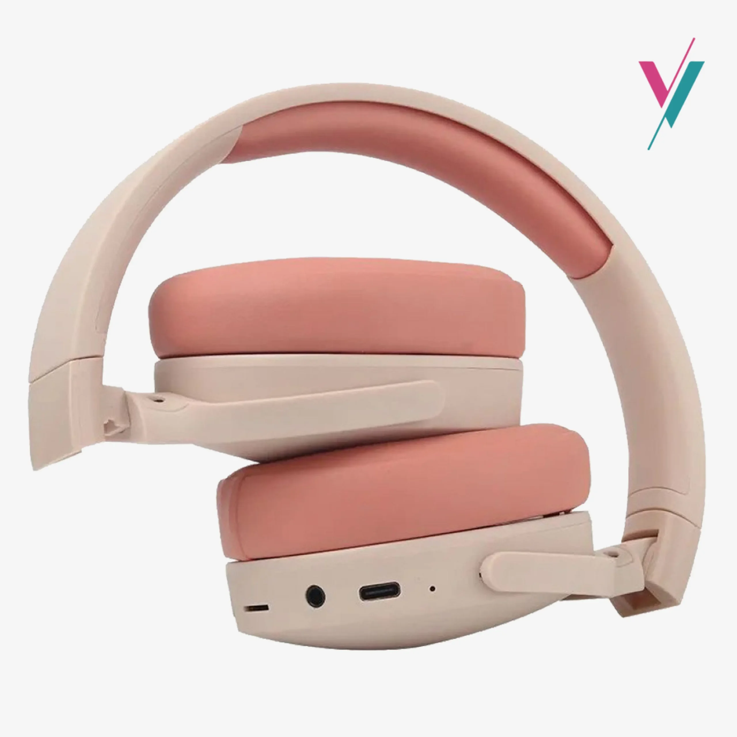 pink headphones P2961 fashion boutique Wireless Over-Ear Bluetooth Headphones with Built-In Mic