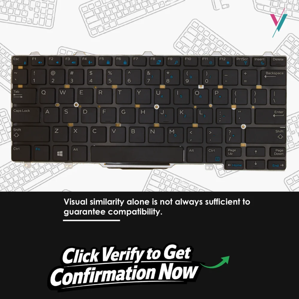 Dell Latitude E7250 and E5250 Series Replacement Keyboard Dell Latitude E7250 and E5250 Series Replacement Keyboard