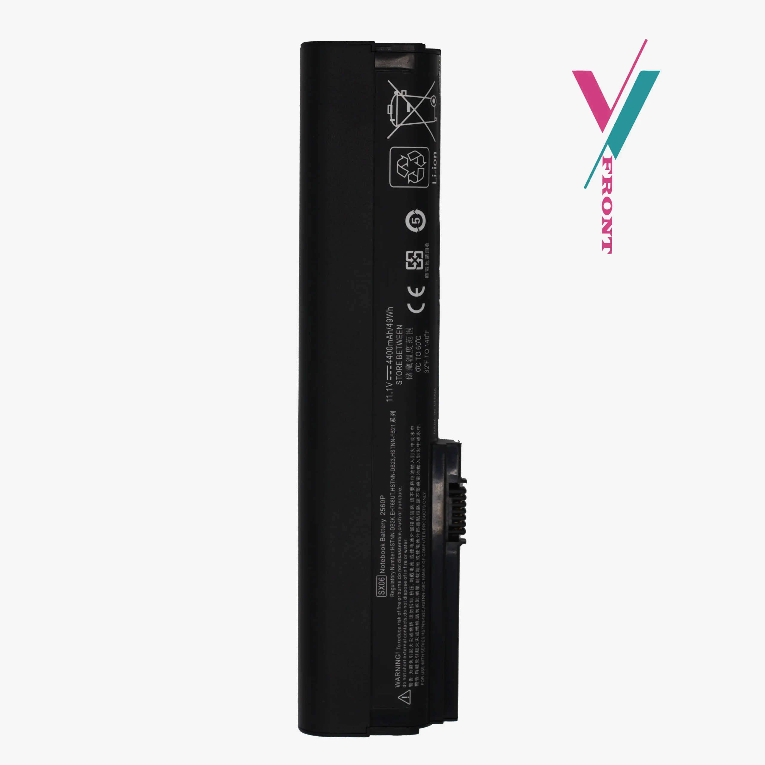 laptop replacement battery for HP EliteBook 2560p & 2570p