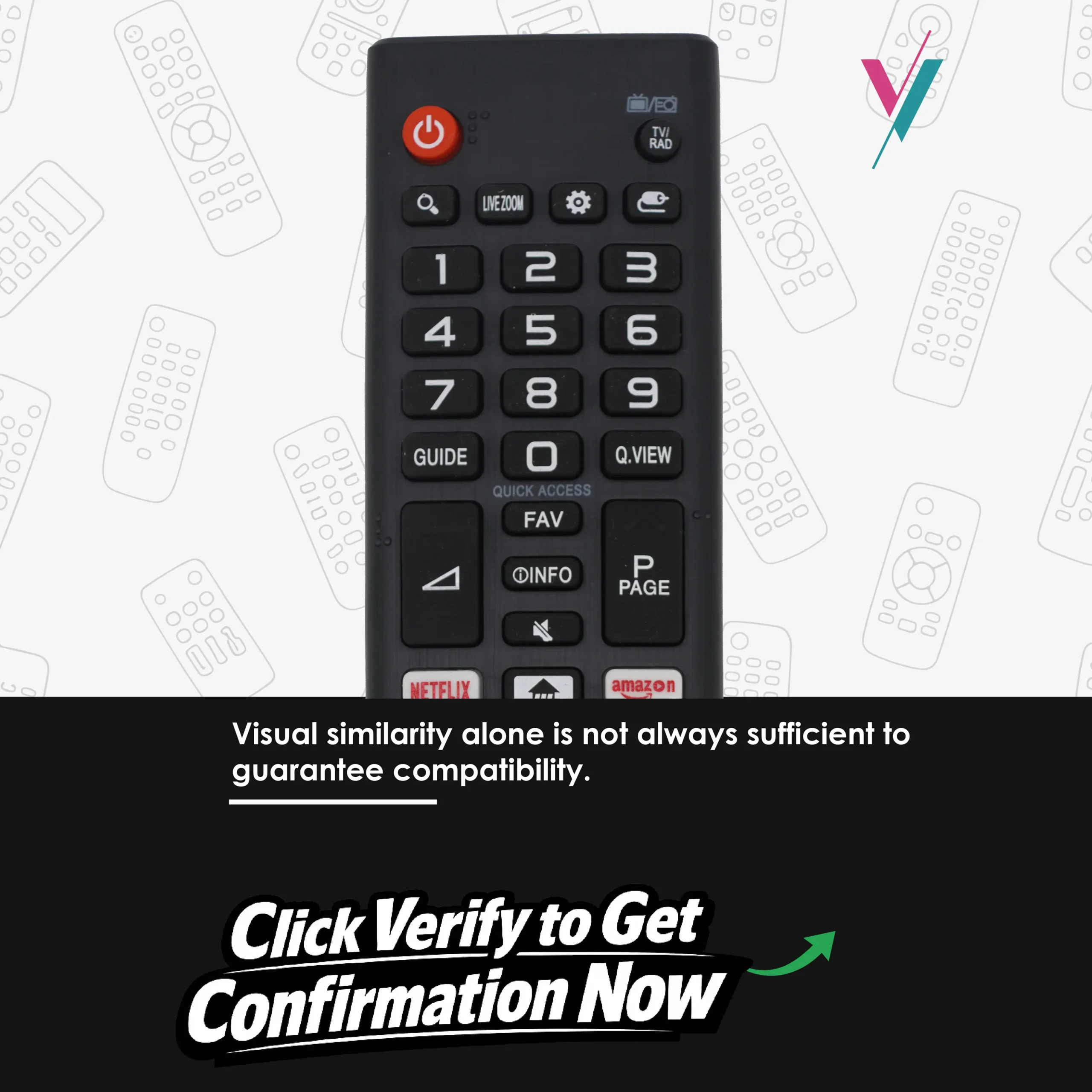 lg tv replacement remote