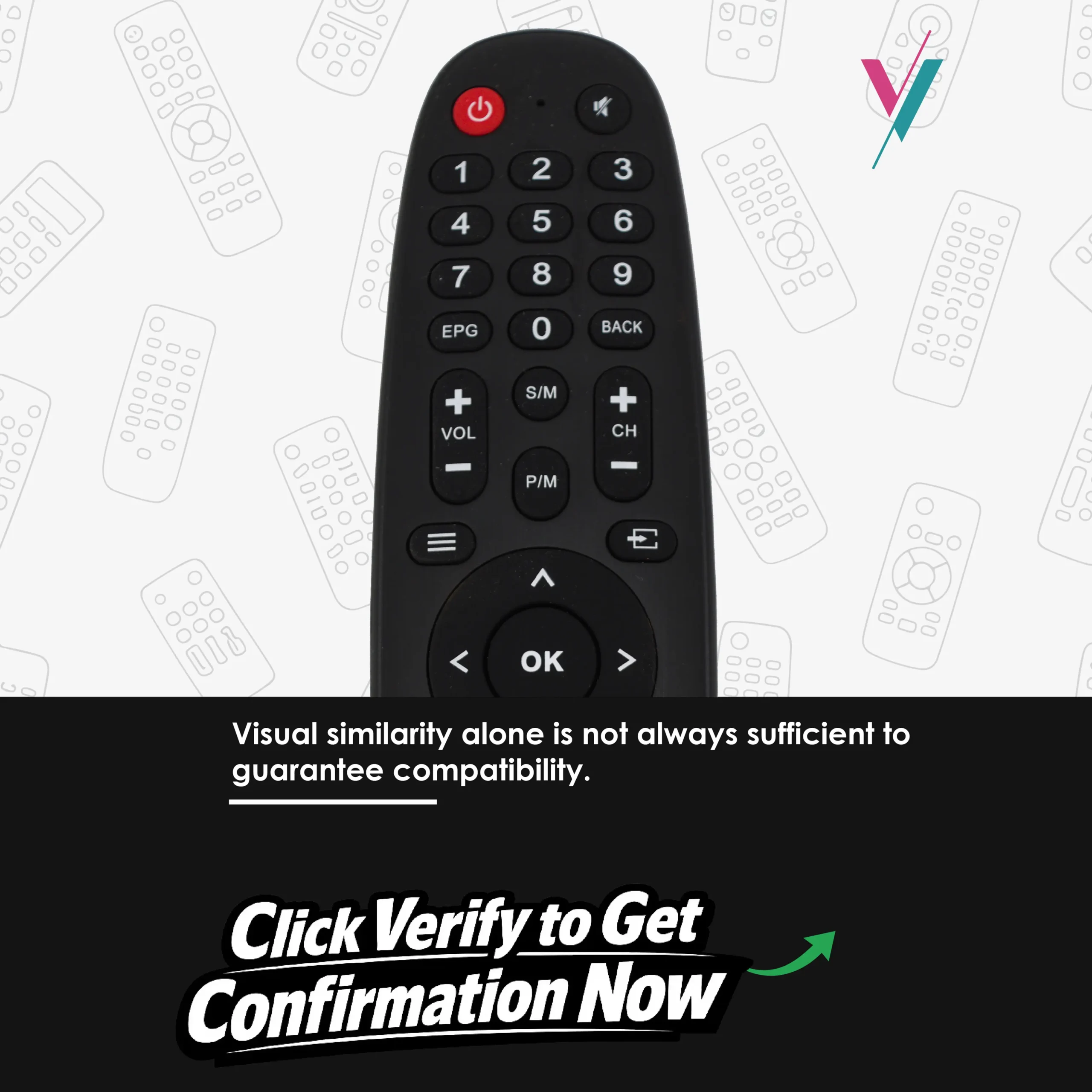 replacement remote for solarmax tv