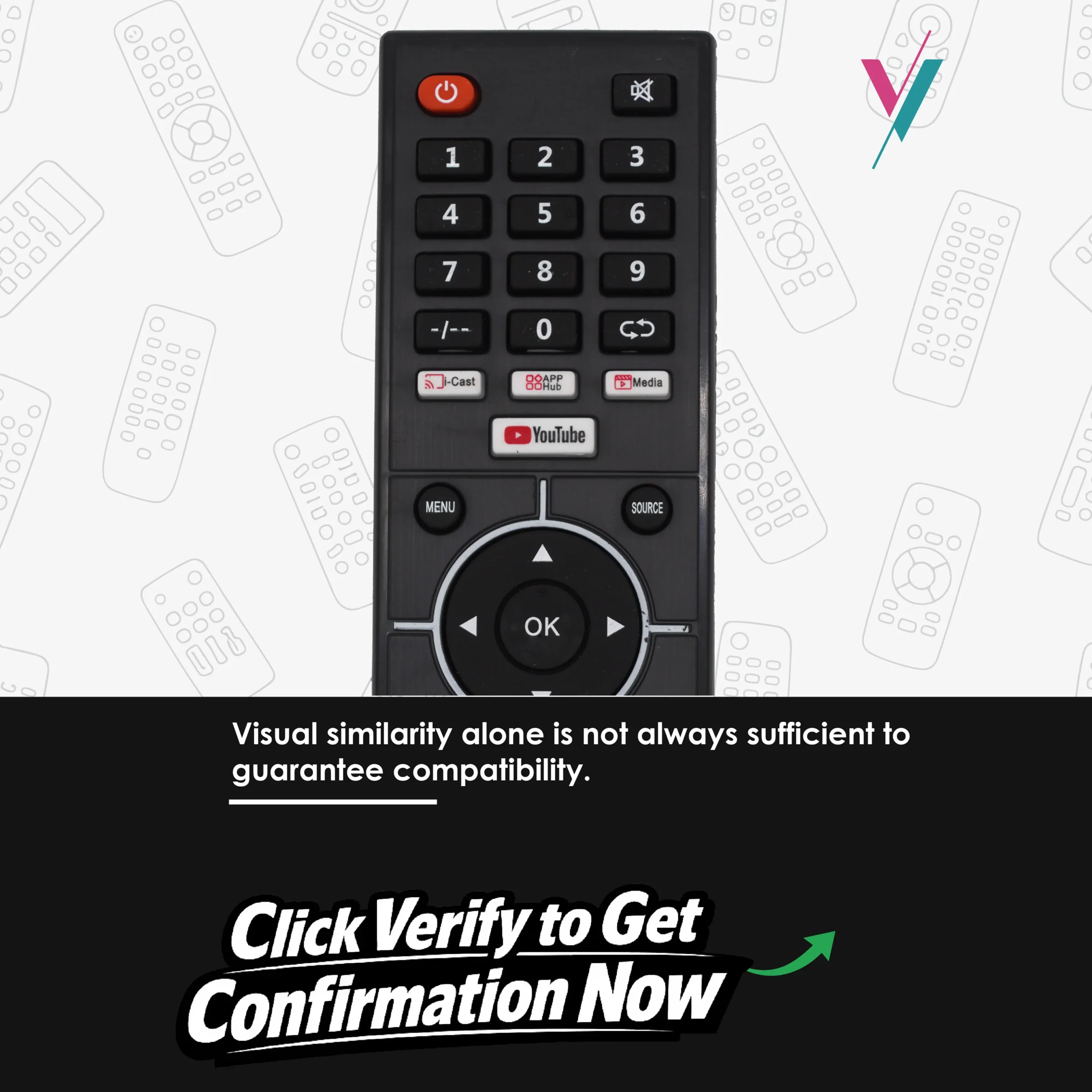 syinix smart tv remote