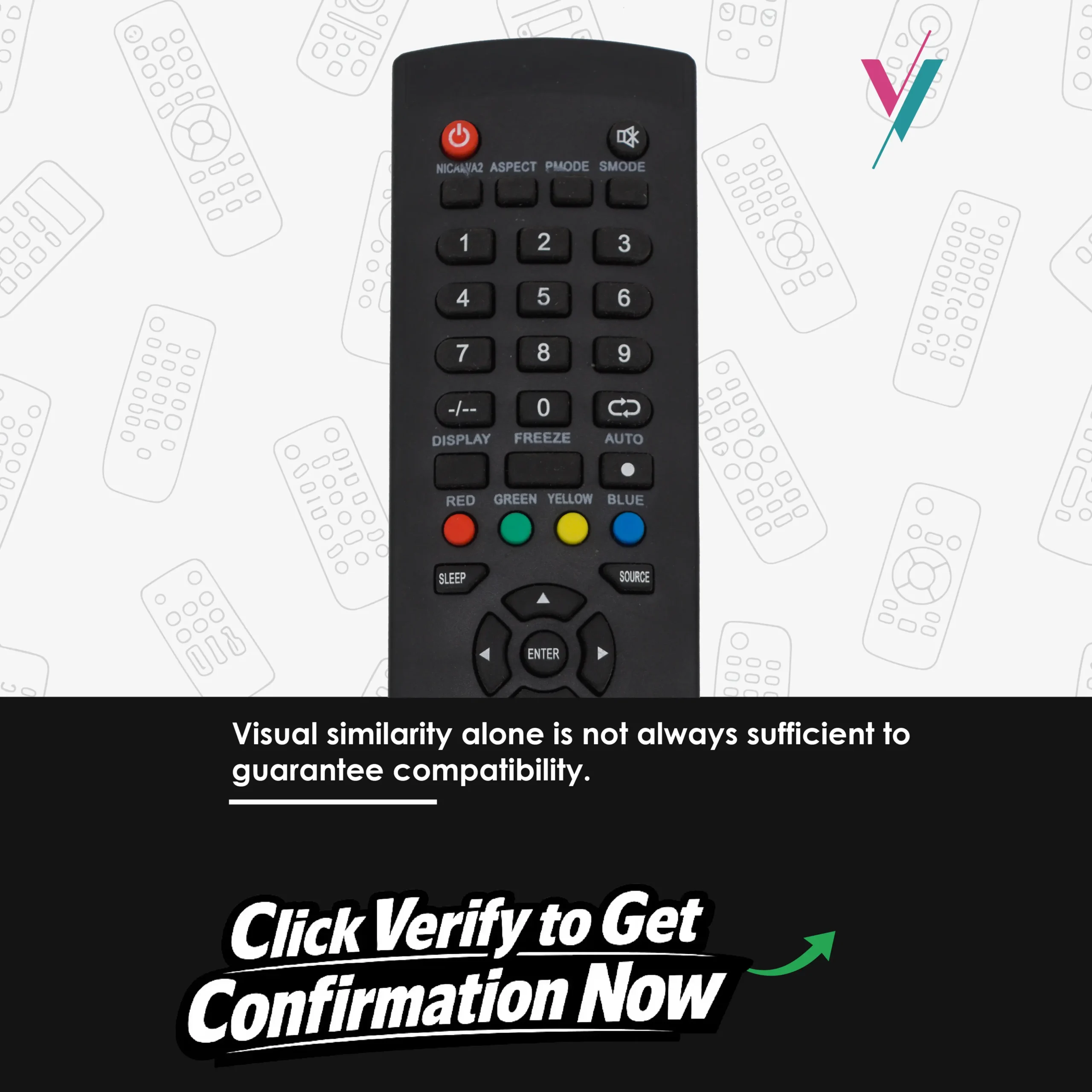 syinix tv remote controller