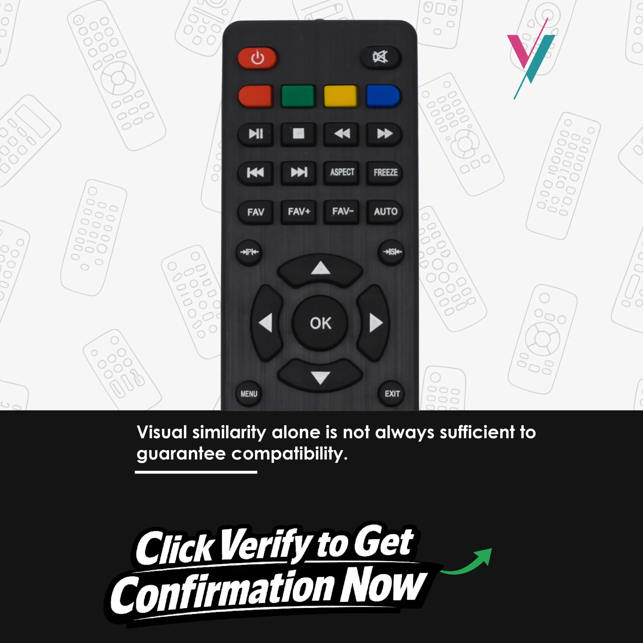 vitron tv replacement remote